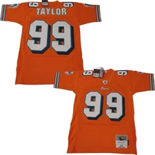 New 2004 Jason Taylor #99 Miami Dolphins Mens Mitchell & Ness Legacy Jersey $160