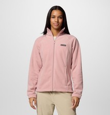 Columbia Women s Benton Springs Full Zip Fleece Jacket Eraser Pink