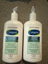 2 Pack Cetaphil Body Wash, Acne Relief Body Wash with 2 Salicylic Acid Exp 2027