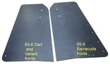 1963-66 DODGE Dart , Valiant& Barracuda front door cards ( pair )