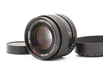 コンタックス　CONTAX Sonnar T* 85mm F2.8 AEG Contax Carl Zeiss Sonnar T* 85mm f/2.8 AEG Lens from JAPAN [Exc+5