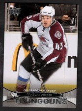 2011-12 Cameron Gaunce Upper Deck Young Guns Rookie RC Avalanche #209