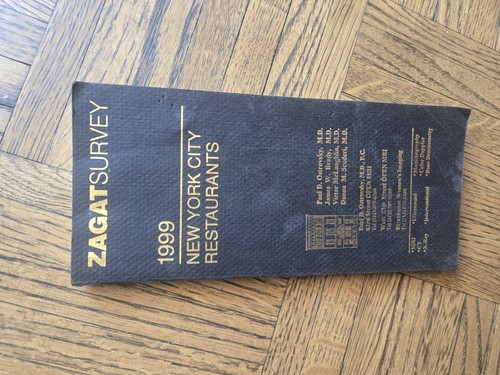 1999 2001-2004 2014 Zagat Survey New York City Restaurant Guide 25th Anniversary - Foto 12 di 15