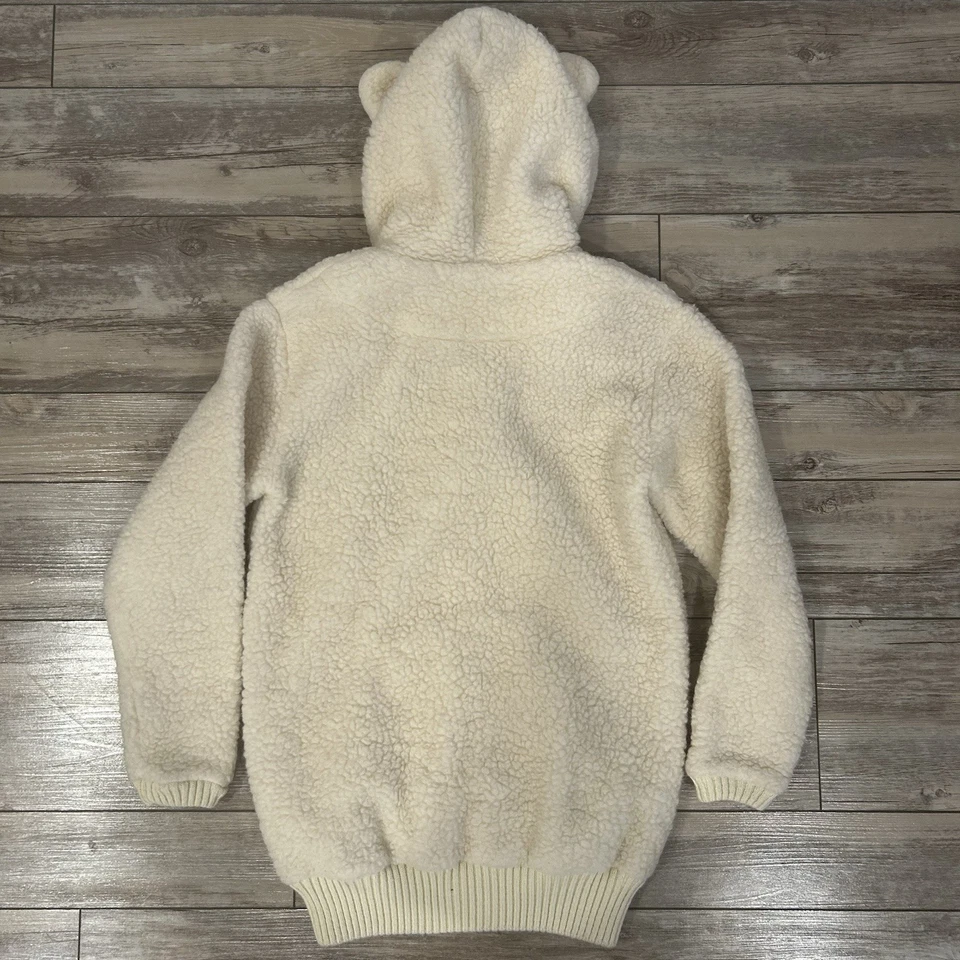 Orejas de oso de peluche Coldbreaker 100 % lana con capucha Sherpa niños talla 152 Foto 2 de 4