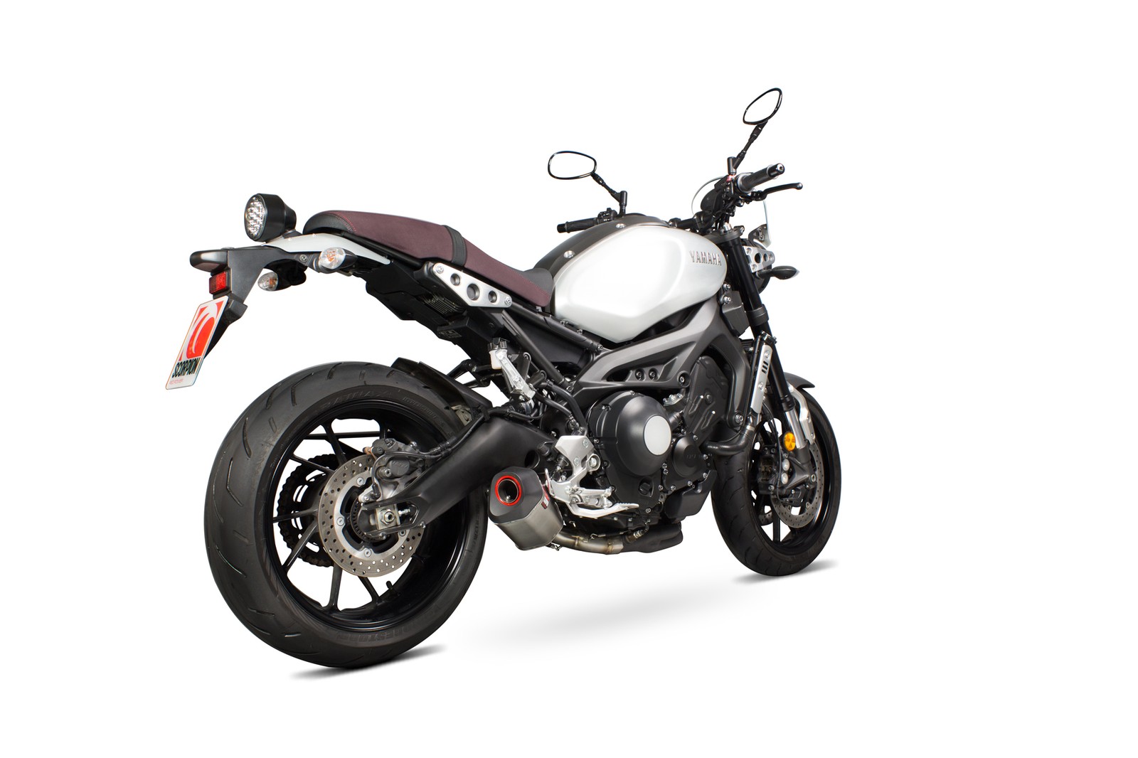 Yamaha XSR900 16-21 Scorpion Exhaust Serket Parallel Stainless Slip-on RYA107SEO