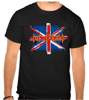 Def Leppard Rock Music Logo schwarz T-Shirt -1396