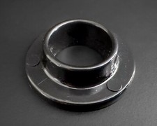 1" W x 0.3" H Black Acrylic Display Holder Base Stand Marble Ball Sphere Egg