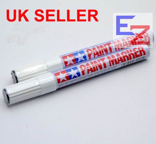 Marcador de pintura esmaltado negro plano brillante Tamiya X-1 XF-1 89001 89301 VENDEDOR DEL REINO UNIDO - Imagen 2 de 2