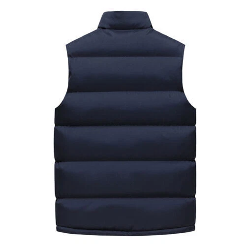 Herren Weste Steppweste Bodywarmer Ärmellos Gefütterte Outdoor Stehkragen Jacke - Bild 6 von 11