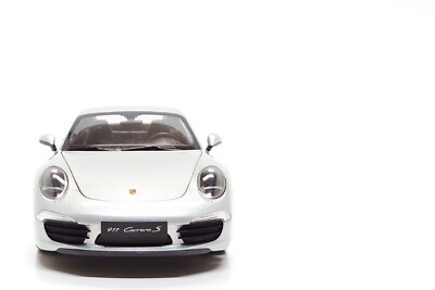 Welly 1/18 ポルシェ 911 カレラ S 2012 ホワイト Welly NEX 1:18 Porsche 911 Carrera S Coupe (991) in Rhodium