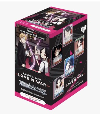 Weiss Schwarz Kaguya-Sama Love is War Booster Box WS Sealed 20 Packs  English | eBay