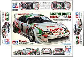 Great kit ] Tamiya Model Kit 1/24 Castrol Toyota Tom's Supra GT