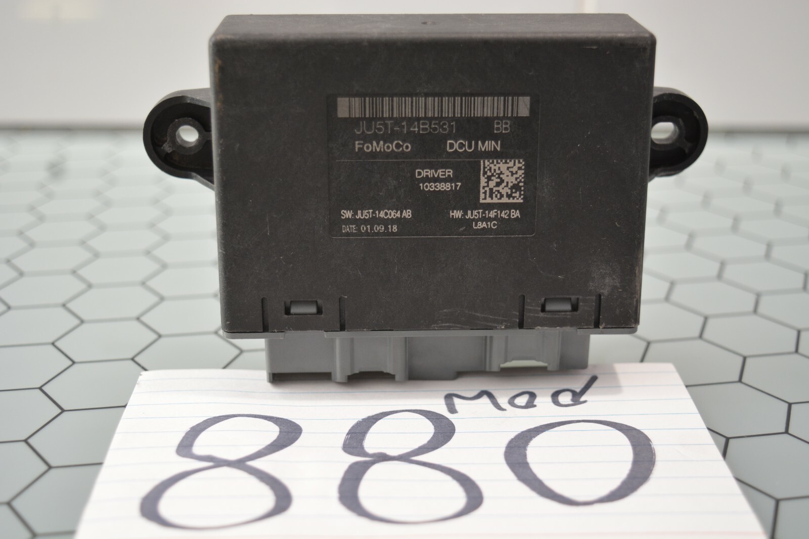 2018 Ford Fusion DRIVER front Door Control Module Computer #880-MOD 