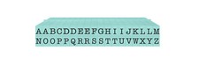 Alphabet - Attachabel - Letters Small 36 Pc. American Typewriter Uppercase Pegz