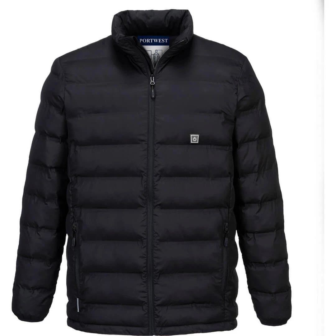Portwest S547 heated Tunnel Jacket Black XL