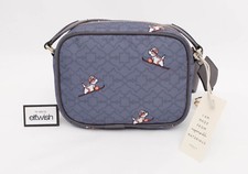 RADLEY LONDON SKI DOG HEIRLOOM SIGNATURE PRINT SMALL CAMERA CROSSBODY BAG NEW