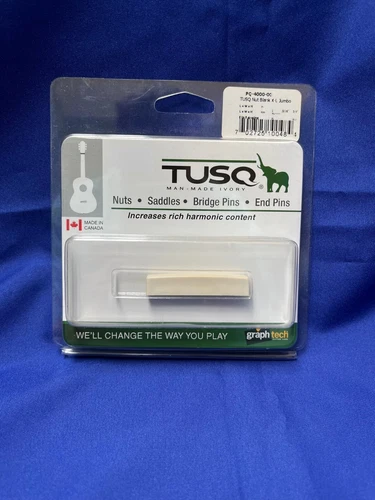 Graph Tech Tusq PQ-4000-00 X-L Jumbo Blank Nut for Guitar