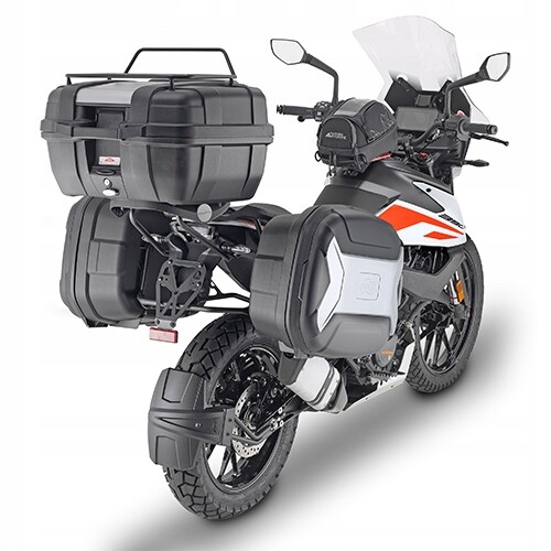 Racks latéraux KTM 390 Adventure pour voyager loin avec vos valises