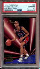 1994 FLAIR USA BASKETBALL #64 REGGIE MILLER DREAMSCAPES LOW POP PSA 10
