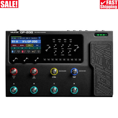 VALETON GP200 Multiple Effects Processor IR Simulation Effect Pedal FX Loop MIDI