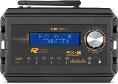PX2R Double Limiter DSP BT Aluminum Bluetooth Input EQ with 28 Band Spaced 1/4 O