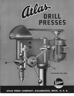 1949 Atlas Drill Presses Instructions 
