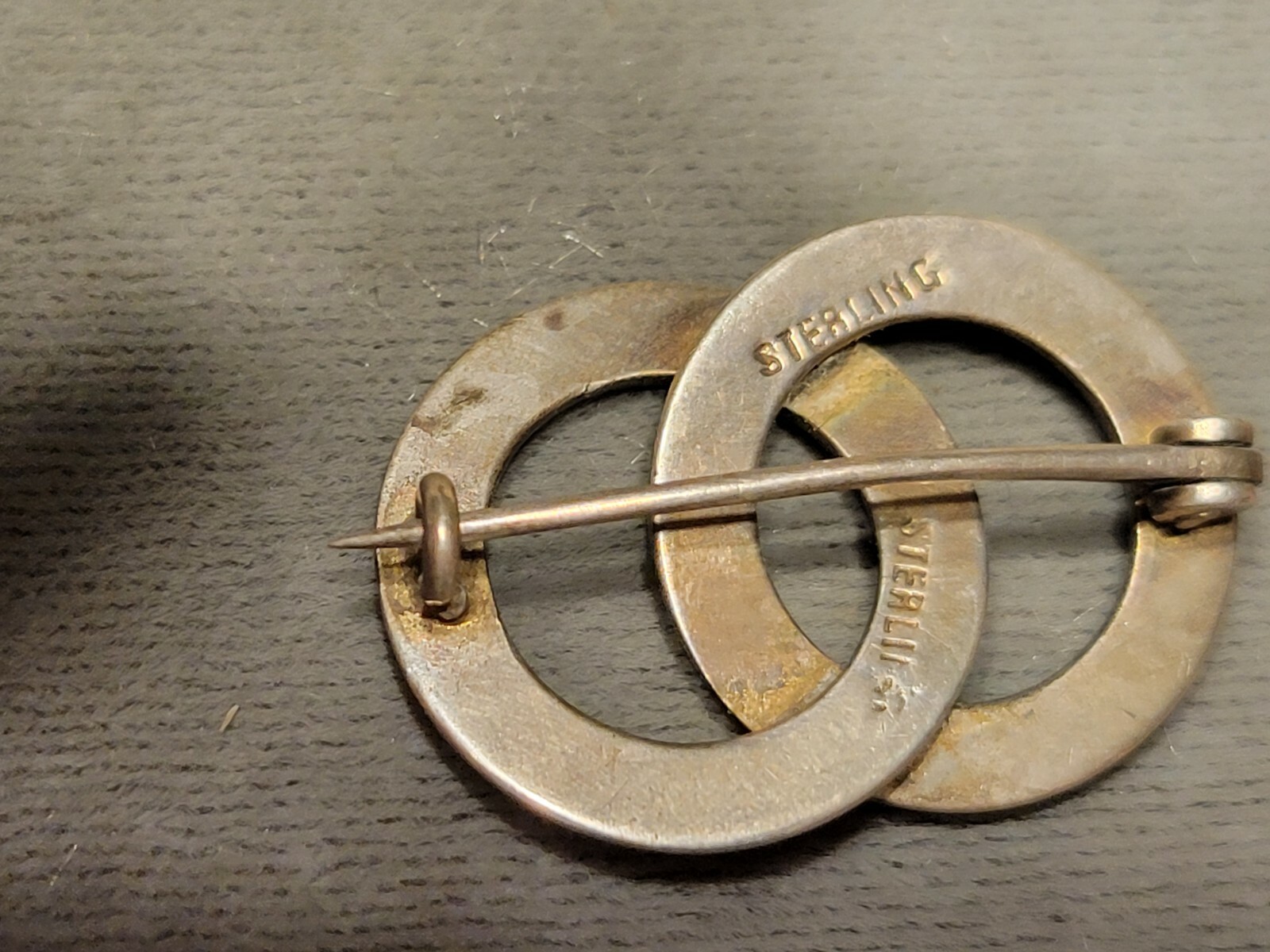 Victorian Sterling Silver Interlocking Circles Wh… - image 7