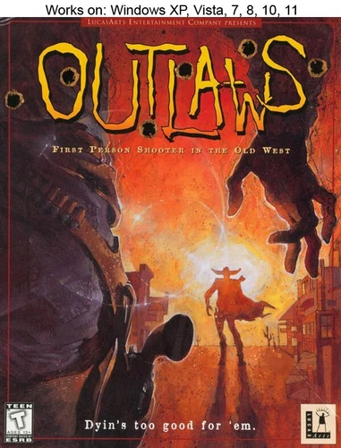Outlaws + A Handful of Missions PC Game 1997 LucasArts Windows 10 11