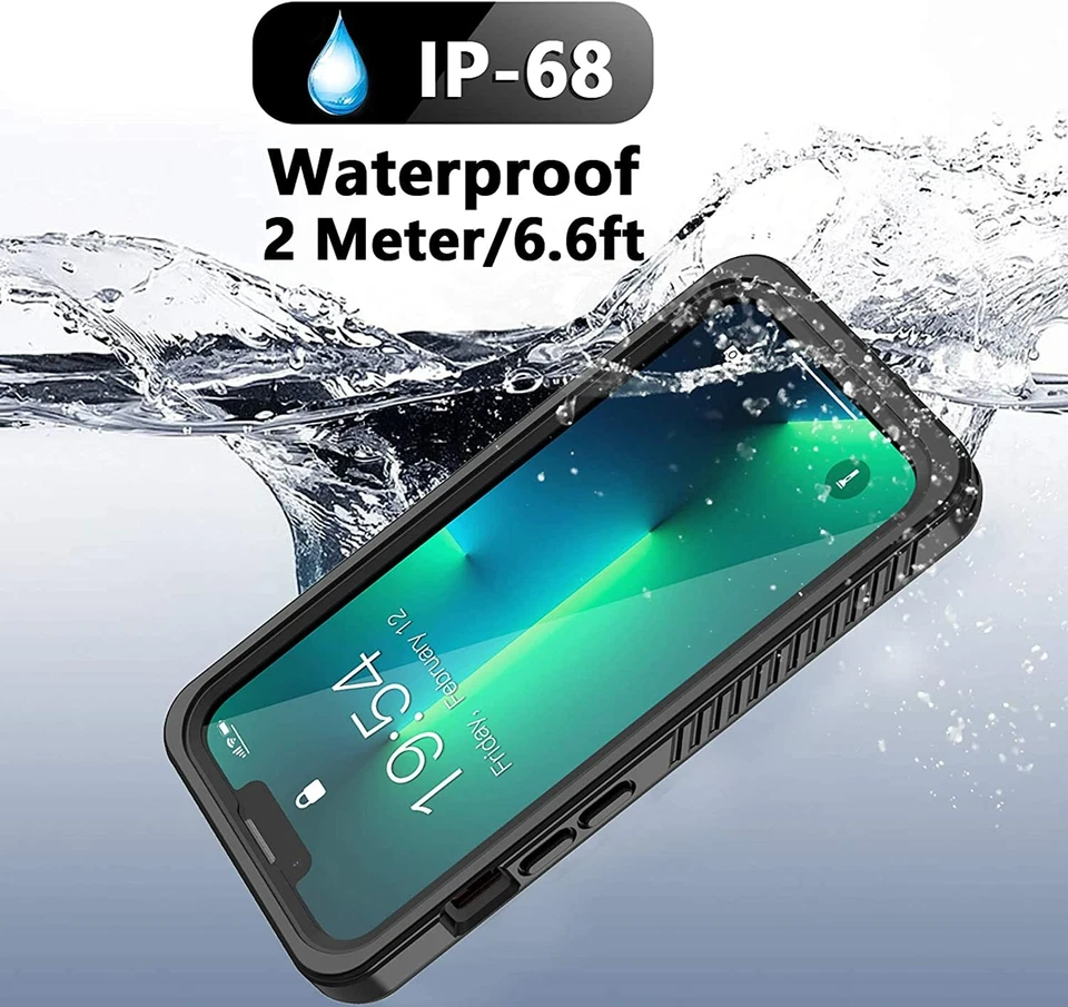 For iPhone 13 Pro Max 13 Mini Waterproof Case Shockproof Screen Protector Cover - Image 2 of 4