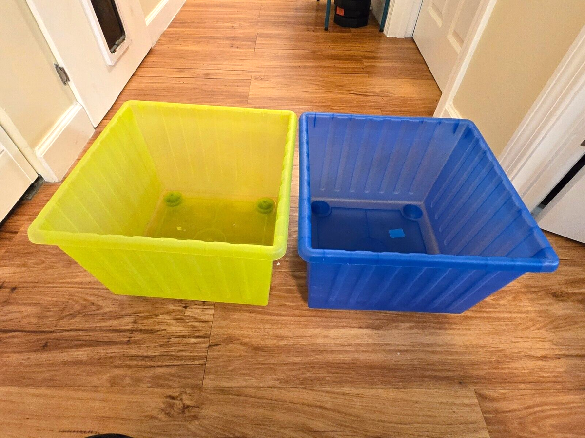 Ikea Vessla pair Made in USA discontinued color 39cm cube storage