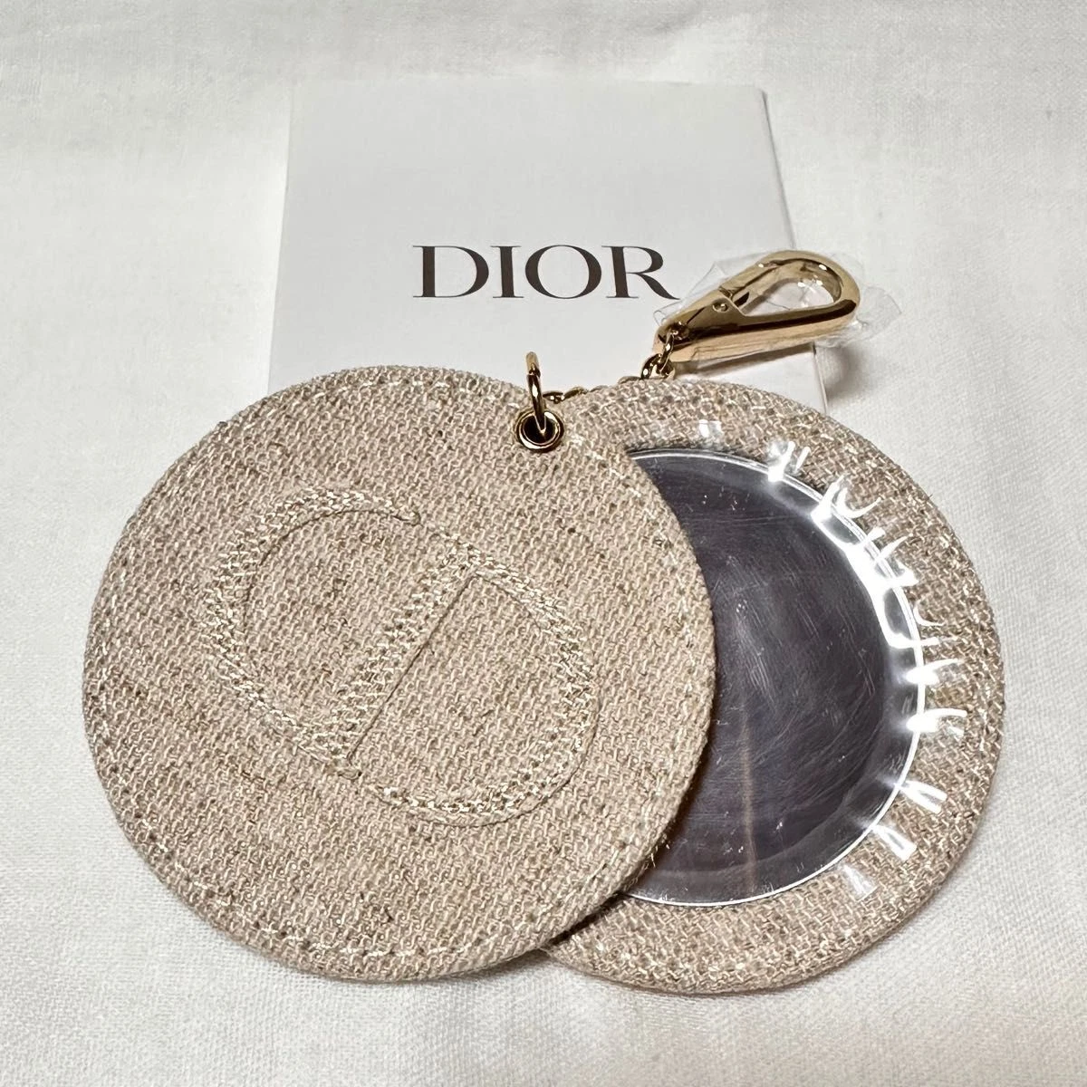 Porte clés charme miroir Christian Dior nouveauté limitée neuf Japon