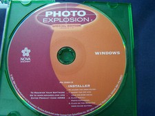 PHOTO EXPLOSION CD Special edition version 1.5 windows vintage 2002 2004 nova