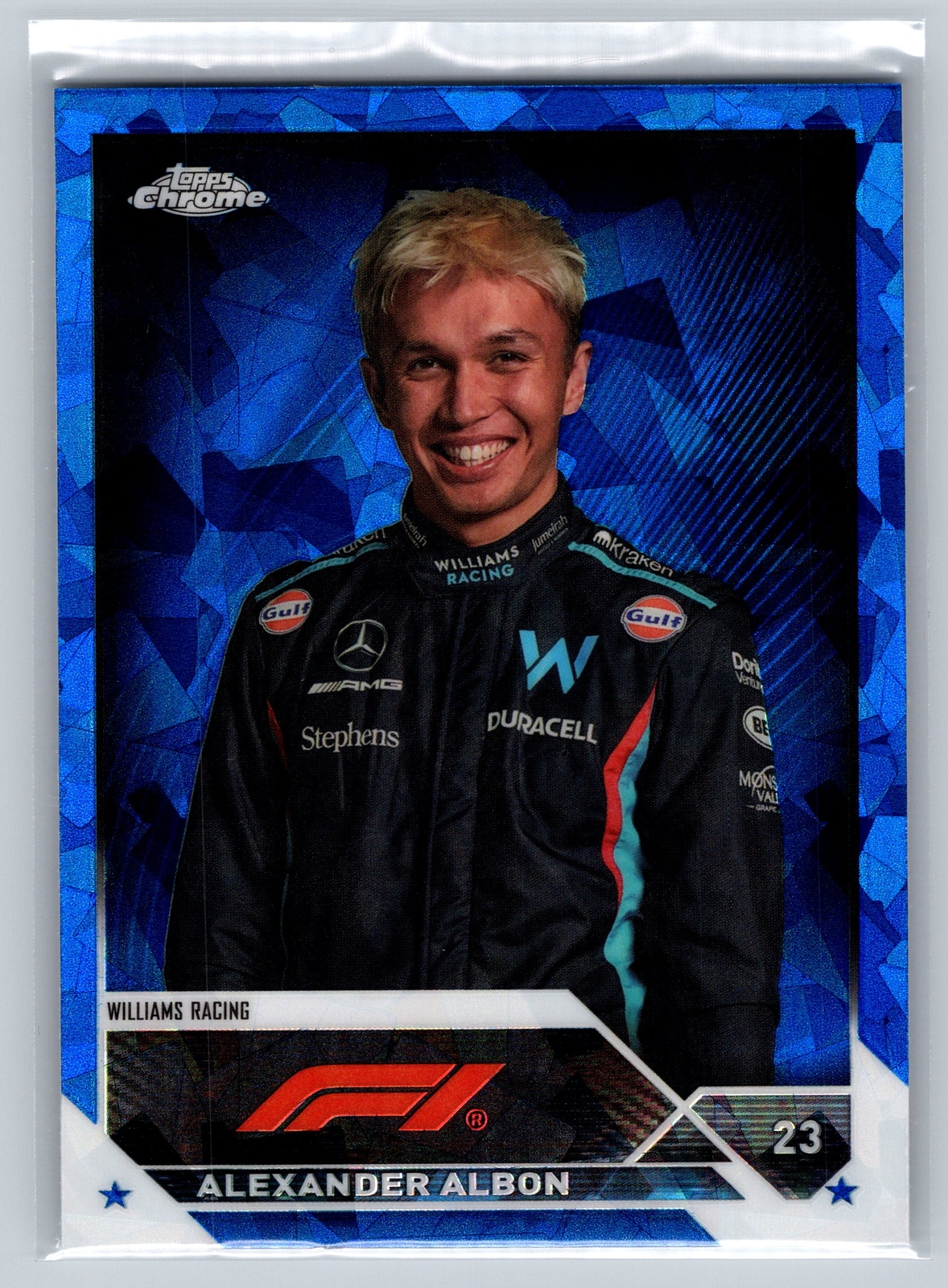 2023 Topps Chrome Sapphire Formula 1 Alexander Albon #61 Williams