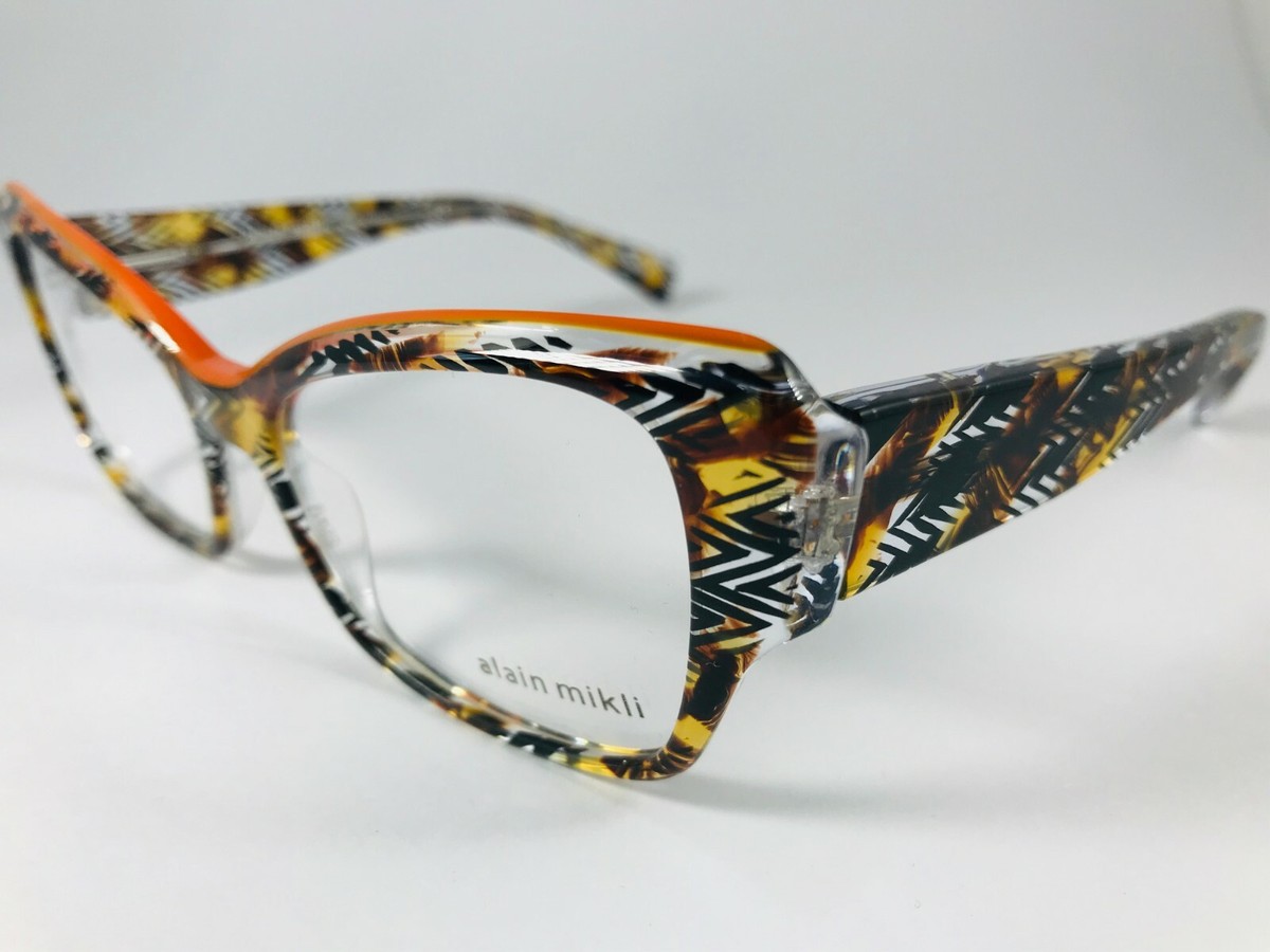 Alain Mikli Eyeglasses A03036 E002 Havana Tortoise Orange 52-17