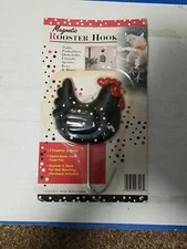 Magnetic ROOSTER HOOK; holds Potholders,Dishcloths,Utensils,Aprons,Keys & More