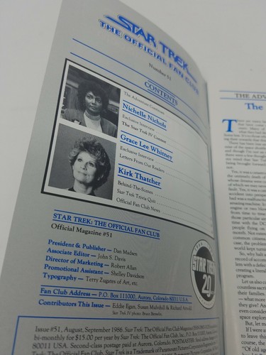 Star Trek Guía Oficial del Club de Fans #49,51,49 Mini Lote de Coleccionistas - Imagen 7 de 12
