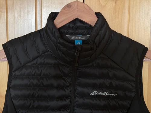 NWT EDDIE BAUER Women's MicroTherm® 2.0 Down Vest, Black MT - Picture 4 of 9
