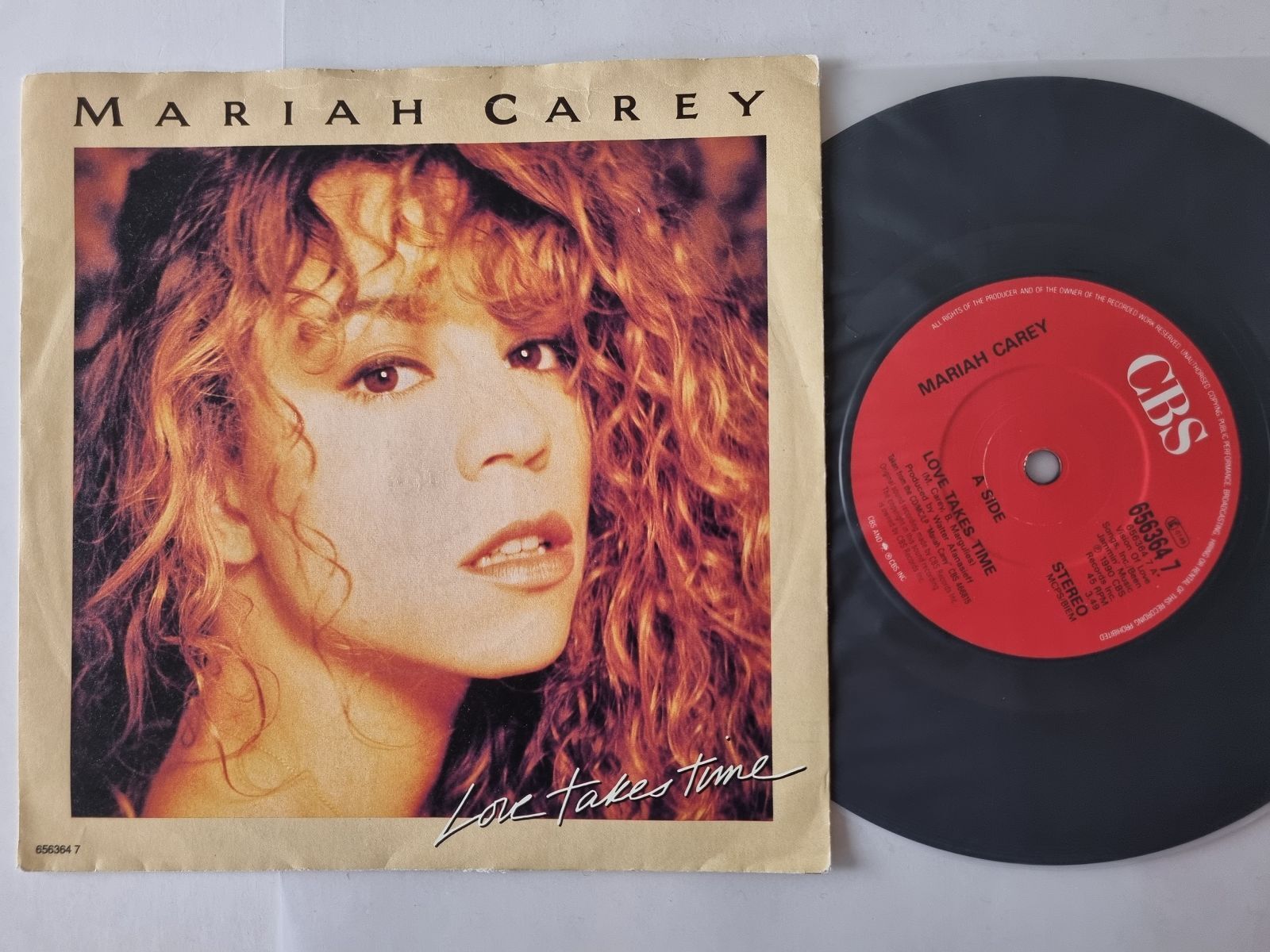 7" Single Mariah Carey Love takes time Vinyl UK eBay