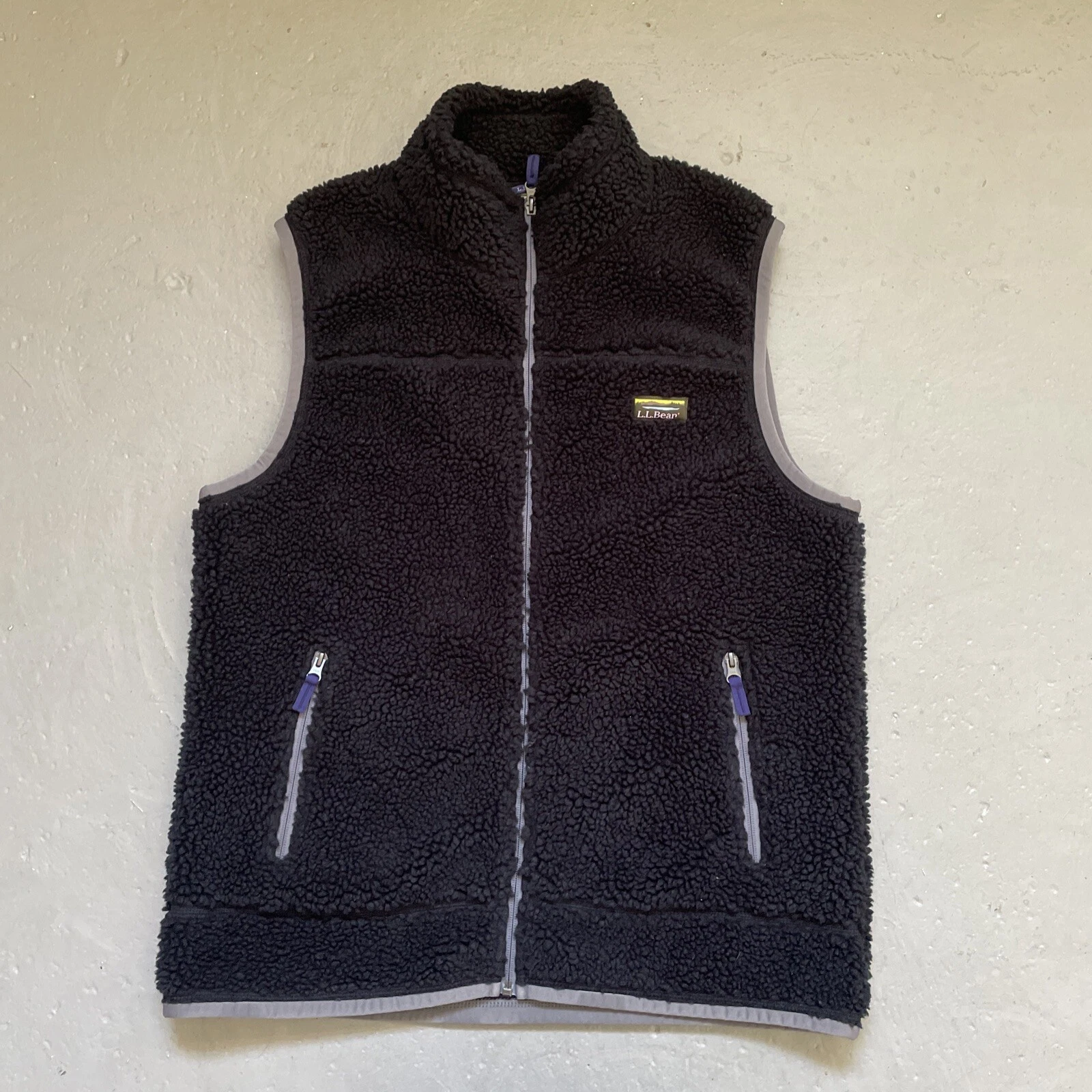 LL Bean Mountain Pile Fleece Vest 502429 Outdoor Camp Men’s Large