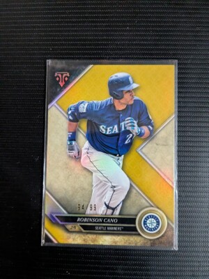 2017 Topps Triple Threads GOLD #26 Robinson Cano /99 MARINERS!!