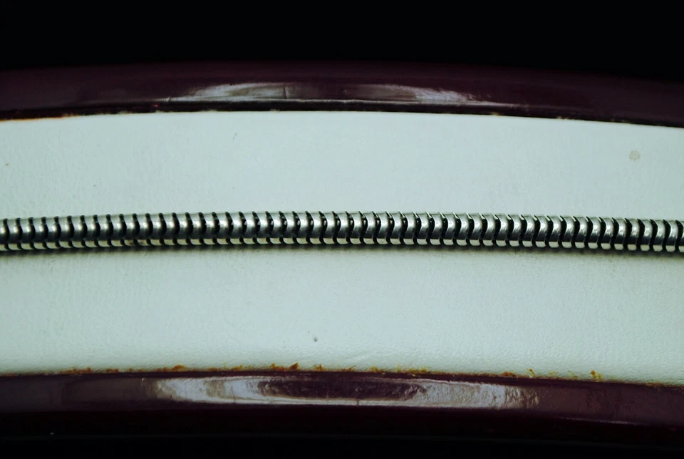 PULSERA CADENA OMEGA PLATA ESTERLINA 8.0" #F093 Foto 4 de 4