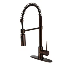 LS8775NYL Single-Handle Pre-Rinse Kitchen Faucet, Oil Rubbed Bronze, Bronze