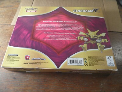 Pokemon Alakazam V Box 4 booster packs foil promo card | eBay Pokemon Alakazam V Box 4 booster packs foil promo card | eBay