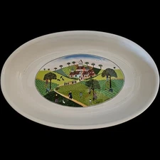 Villeroy & Boch Design Naif WEDDING Farming Oval Casserole Baking Dish 13.25" 