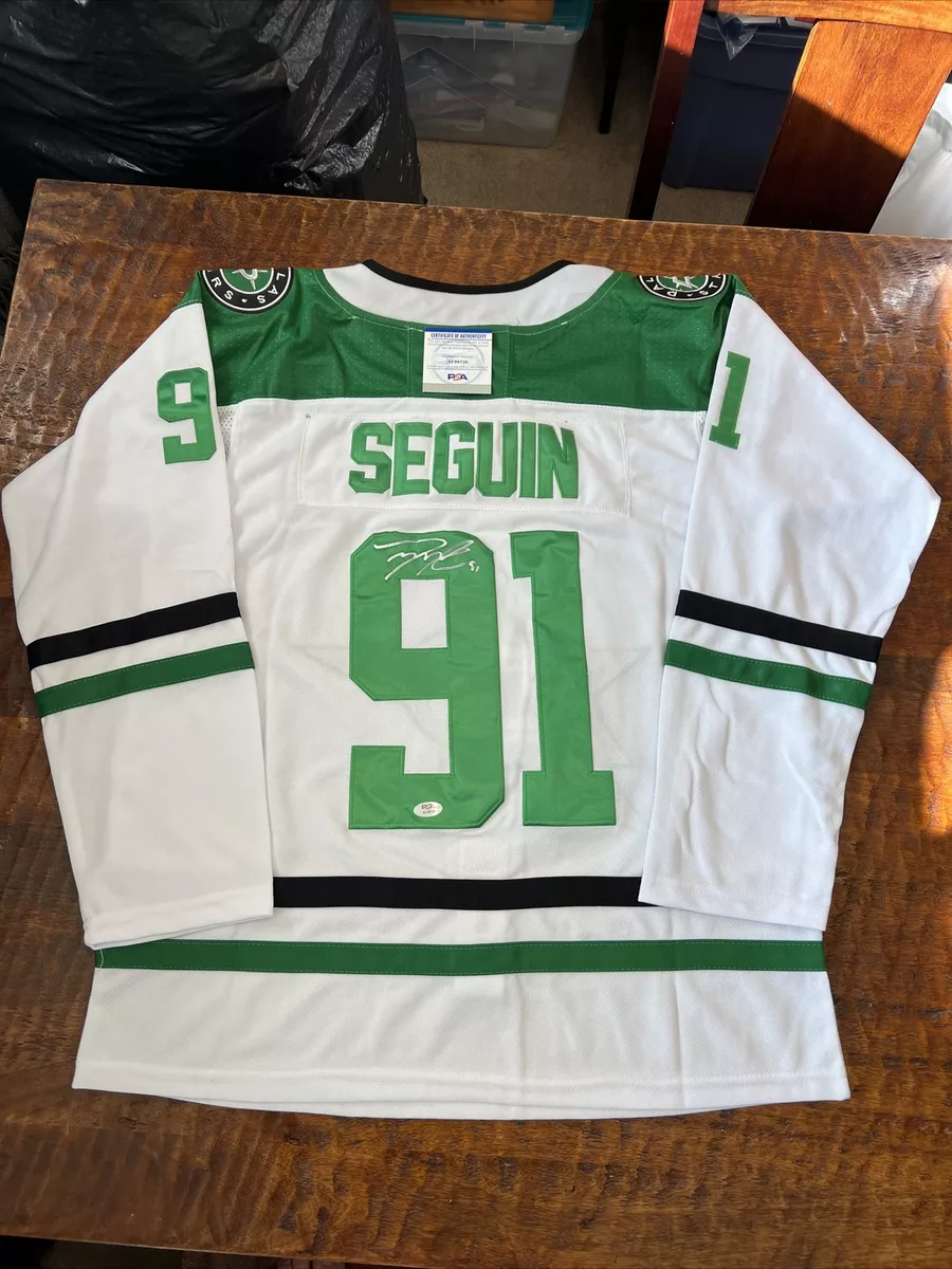 TYLER SEGUIN AUTOGRAPHED HAND SIGNED CUSTOM FRAMED DALLAS STARS JERSEY