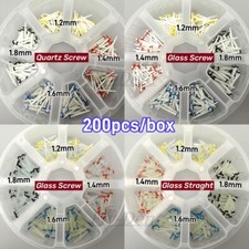 Dental Fiber Post Glass Quartz Teeth Restorative Mixed 1.2 1.4 1.6 1.8mm Posts