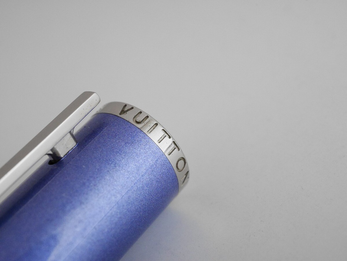 Louis Vuitton Jet Matallic Blue Lacquer PT Rollerball Pen