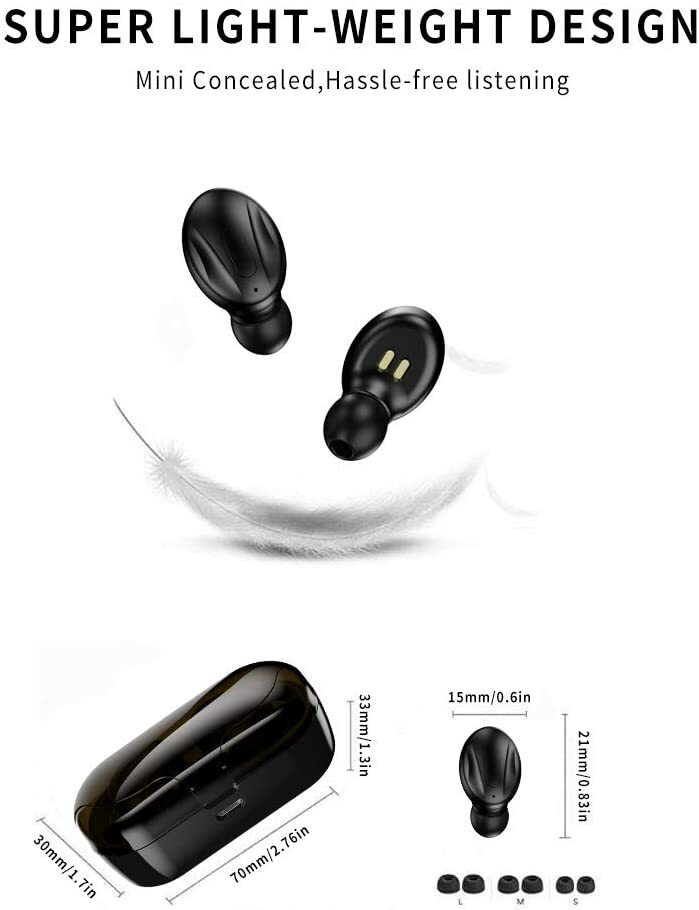 XIQWA XG-5.0 wireless Earbuds with Mic Deep Bass TWS sport