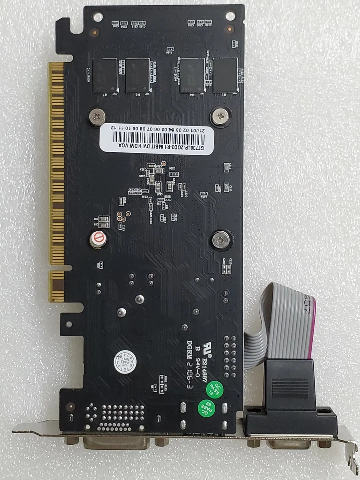 Computer For NVIDIA GeForce GT730 2GB DDR3 DVI VGA HDMI PCI-E Graphics Card - Image 2 of 4