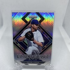 Jacob deGrom 2022 Prizm Baseball Emergent Silver Prizm #E-4 - New York Mets